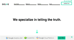 Desktop Screenshot of delvedeeper.com